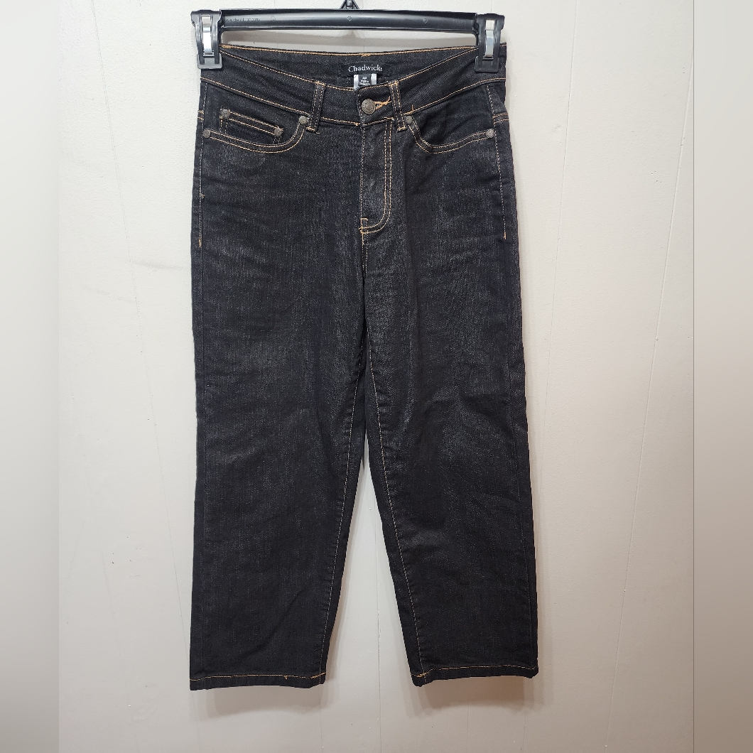 Chadwicks Jeans Size 4p Black Petite Casual Denim C352